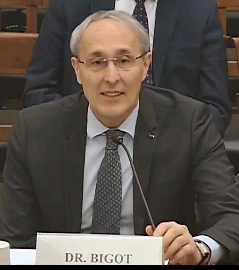 Bernard Bigot, director-general of ITER, testifying before Congress