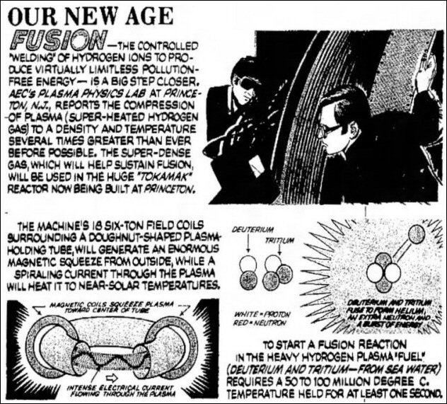 "Our New Age" comic, by Athelstan Spilhaus and Gene Fawcett, 1975