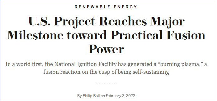 According to Philip Ball, the reaction, which lasted a billionth of a second, is "on the cusp of being self-sustaining."
